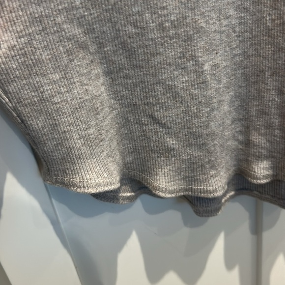 Aritzia Community Grey Midi Ribbed Sleeveless Stretch Tank Dress Size S - Picture 5 of 16
